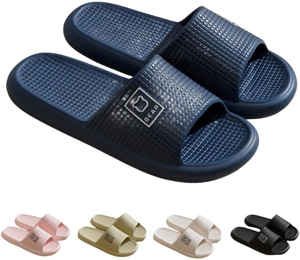 

Милые шлепанцы с медвежонком для женщин Albiva, синий