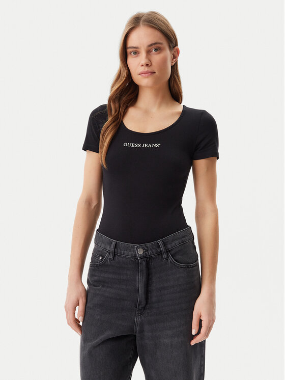 

Стройное боди W5GP25 J1314 Guess Jeans, черный