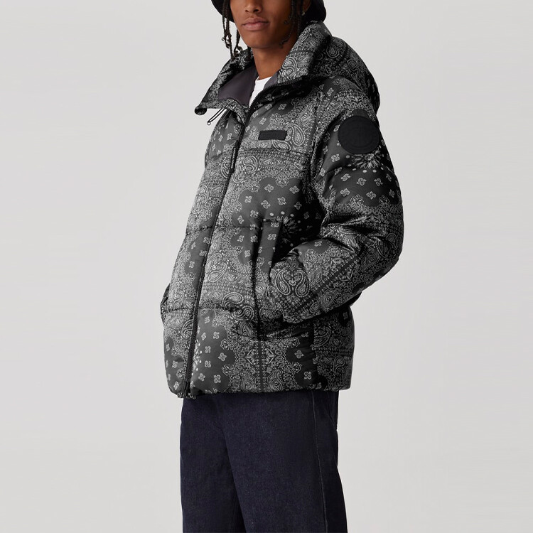 КОНЦЕПТУАЛЬНЫЙ Кобрендовый Пуховик Унисекс Flint Black Canada Goose — фото 2