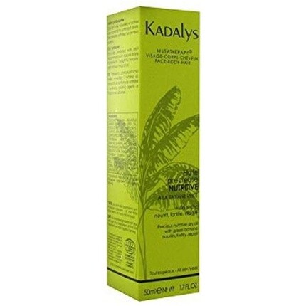 

Huile PrгCieuse Nutritive Bio с зеленым бананом - 100% натуральное происхождение - веганская формула, сделано во Франции, 50 мл, Kadalys
