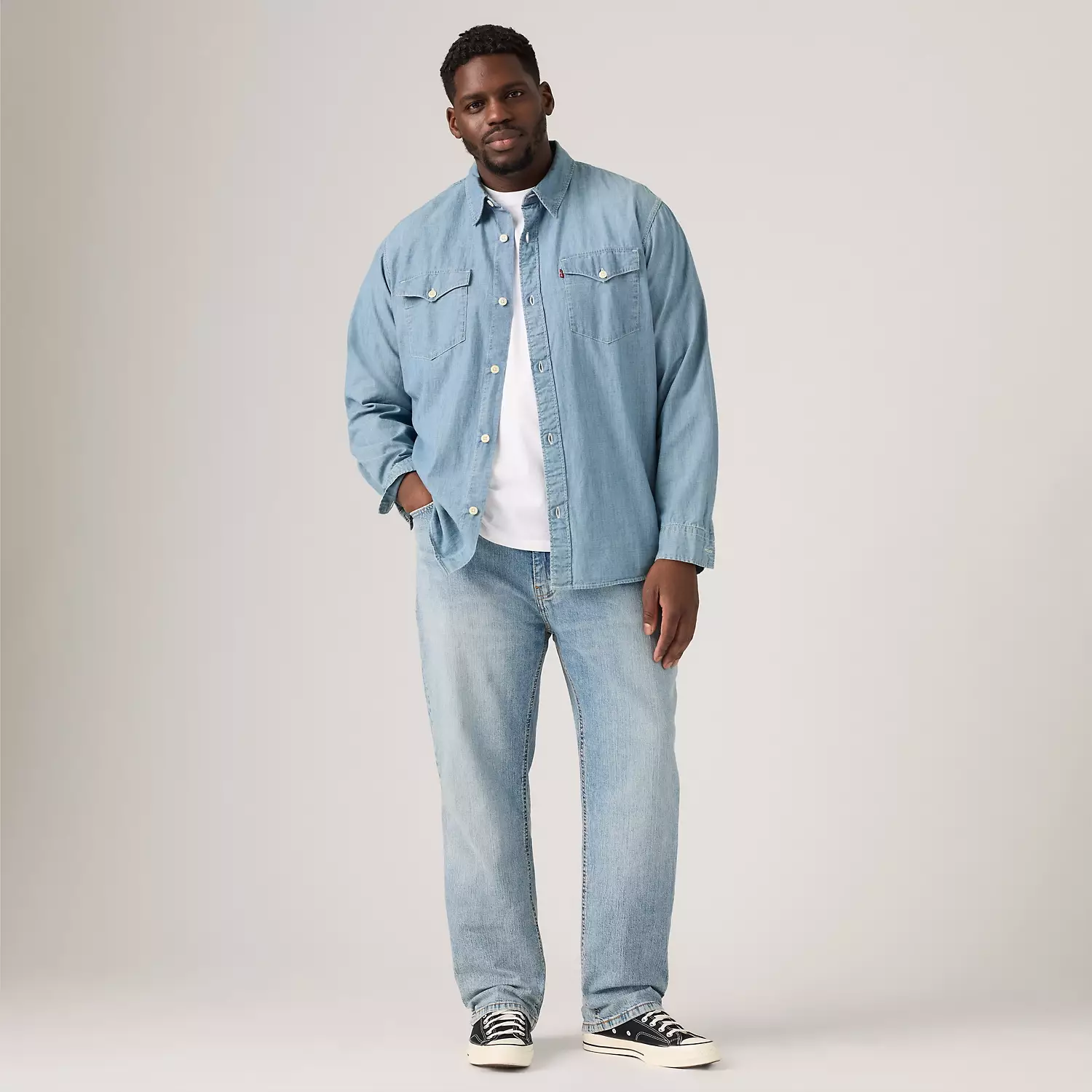 

541 Спортивные зауженные мужские джинсы (для больших и высоких) Levi's, цвет Seven Reasons - Light Wash