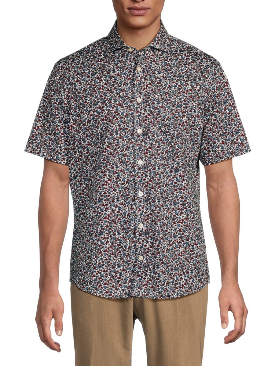 

Рубашка с принтом Харди Brax, цвет Dark Red