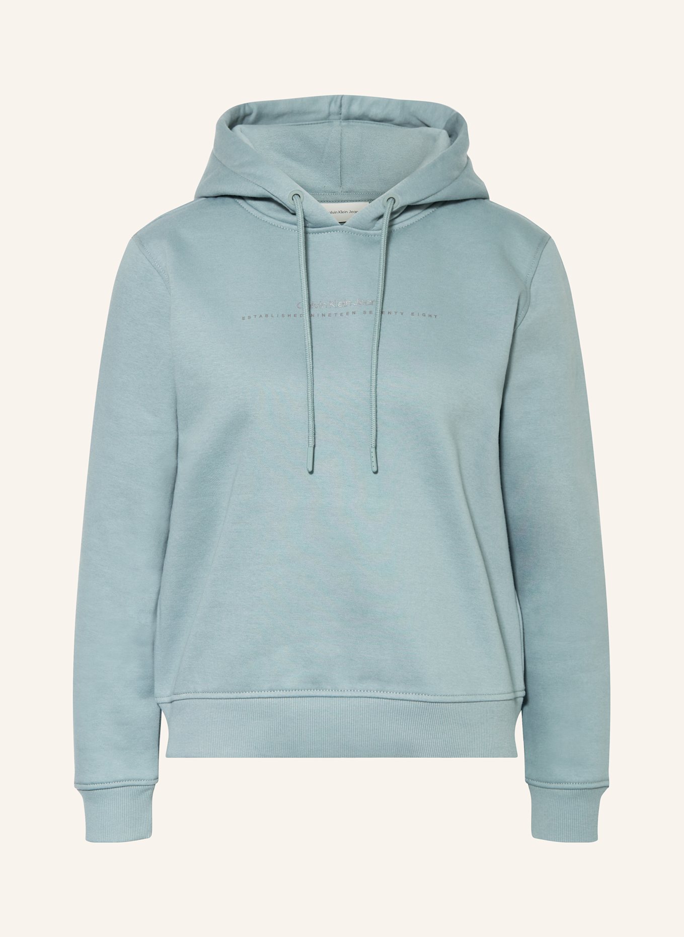

Толстовка с капюшоном Calvin Klein Jeans, серый