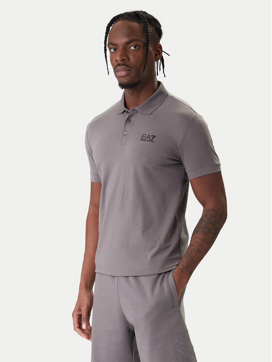 

Поло regular fit 8NPF14 PJVQZ U8086 Ea7 Emporio Armani, серый
