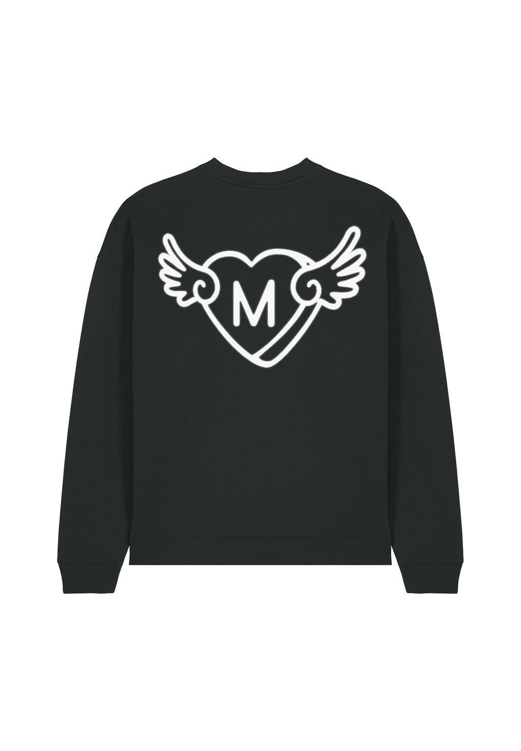 

Толстовка WINGS BACK EMBROIDERY UNISEX Mira Paris, черный