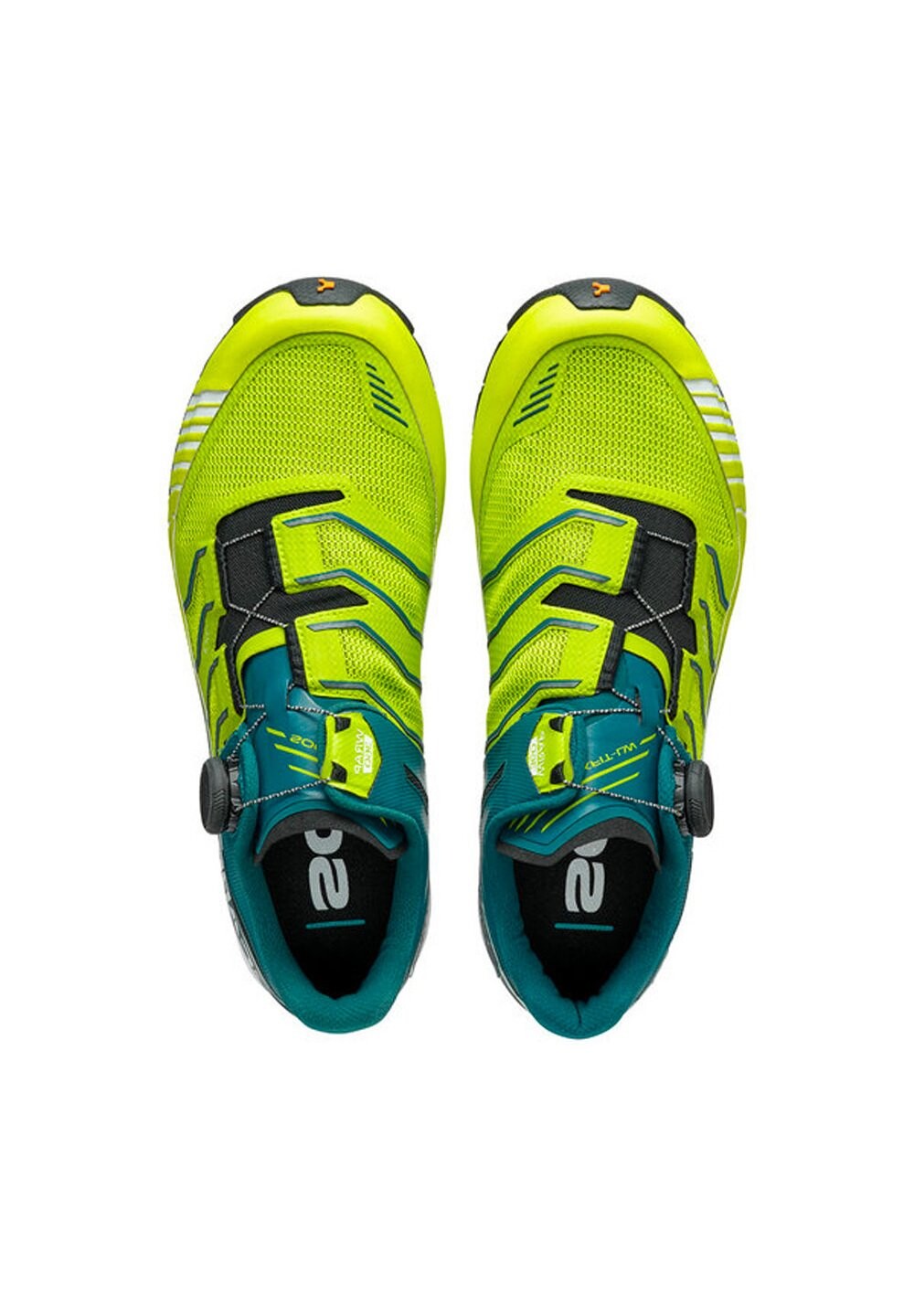 Кроссовки для бега по пересеченной местности Ribelle Run Kalibra Ht Scarpa, цвет lime green deep lagoon — фото 3