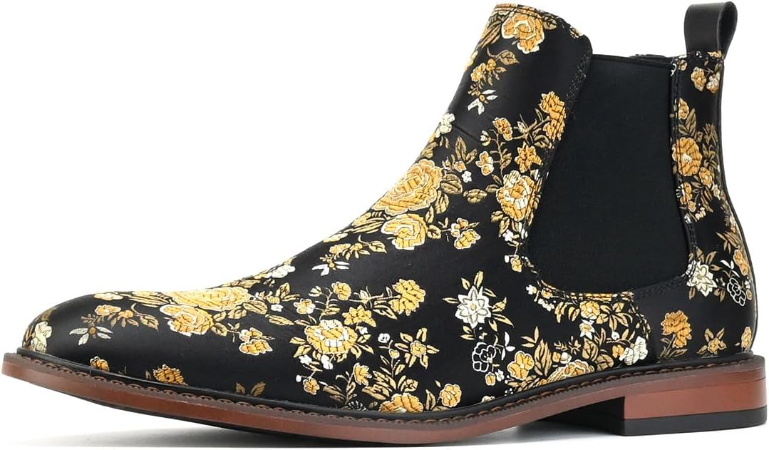 

Мужские ботинки Abborora Chelsea, классические ботинки без шнурков, удобные повседневные мужские ботинки Чукка до щиколотки, черный