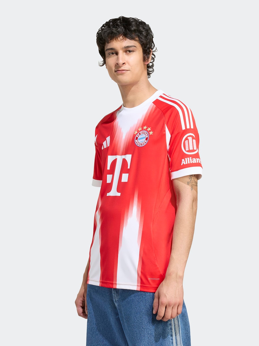 Джерси ADIDAS PERFORMANCE FC Bayern München 2025/2026, ярко-красный — фото 3