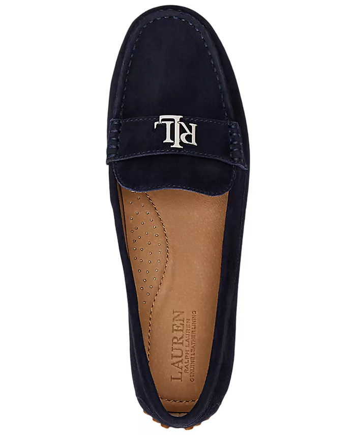 Женские лоферы-водительки Barnsbury Slip-On Lauren Ralph Lauren, синий — фото 4