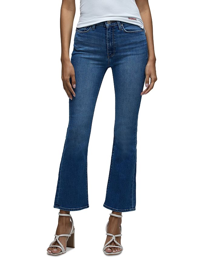

Брюки Barbara High Rise Bootcut Crop в цвете Pleasant Hudson, синий