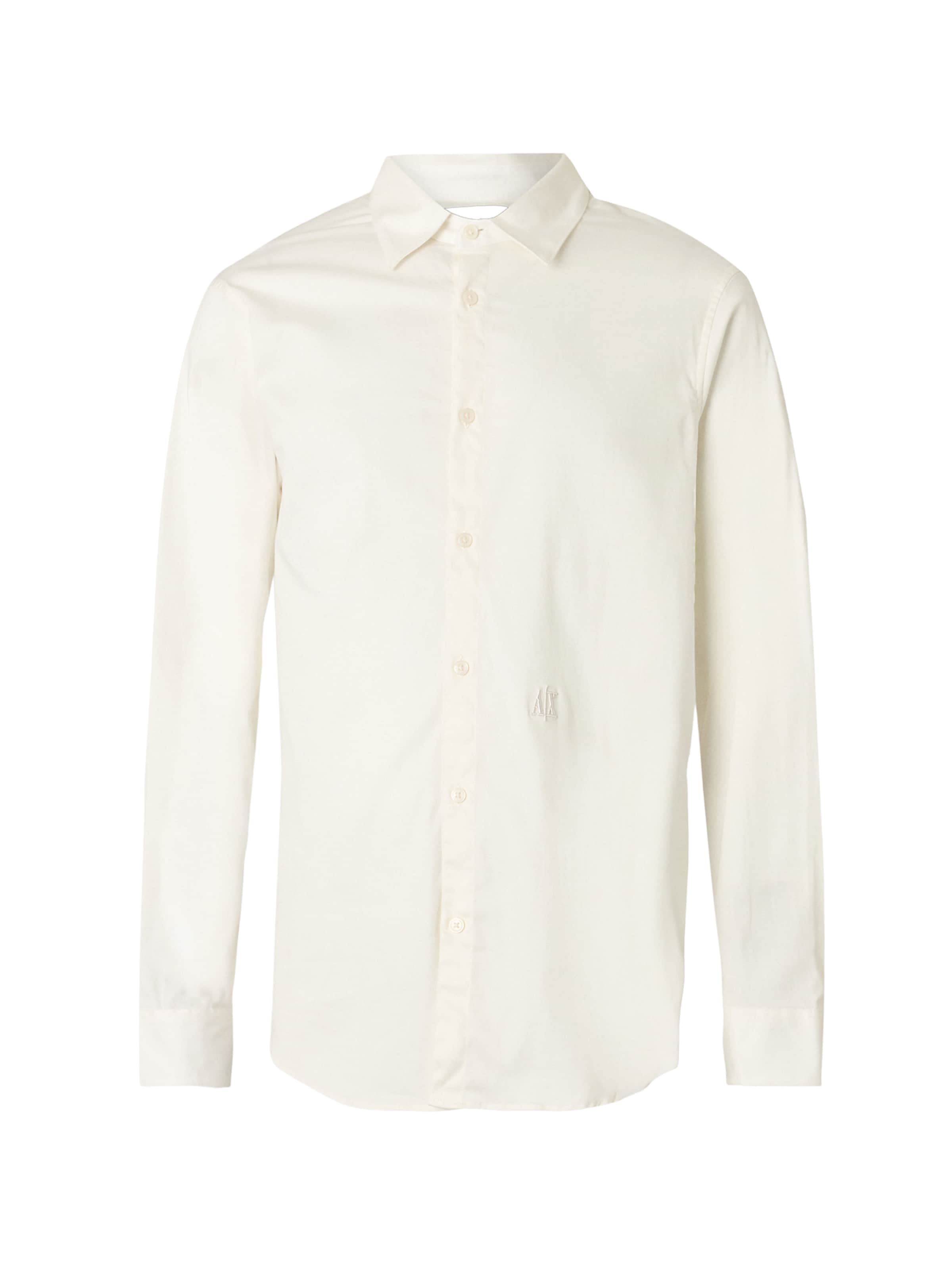 

ARMANI EXCHANGE Рубашка на пуговицах Regular fit в цвете Off White