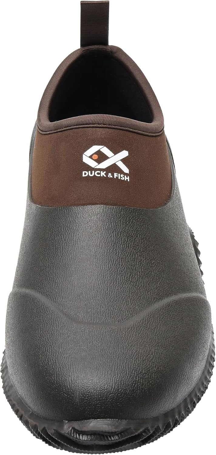 Охотничьи садовые ботинки из неопрена с двойной перемычкой Duck and Fish Neoprene Twin Gore MOC Duck & Fish, Brownish — фото 3