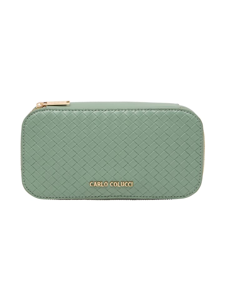 

Carlo Colucci Косметичка Domaschio зеленого цвета