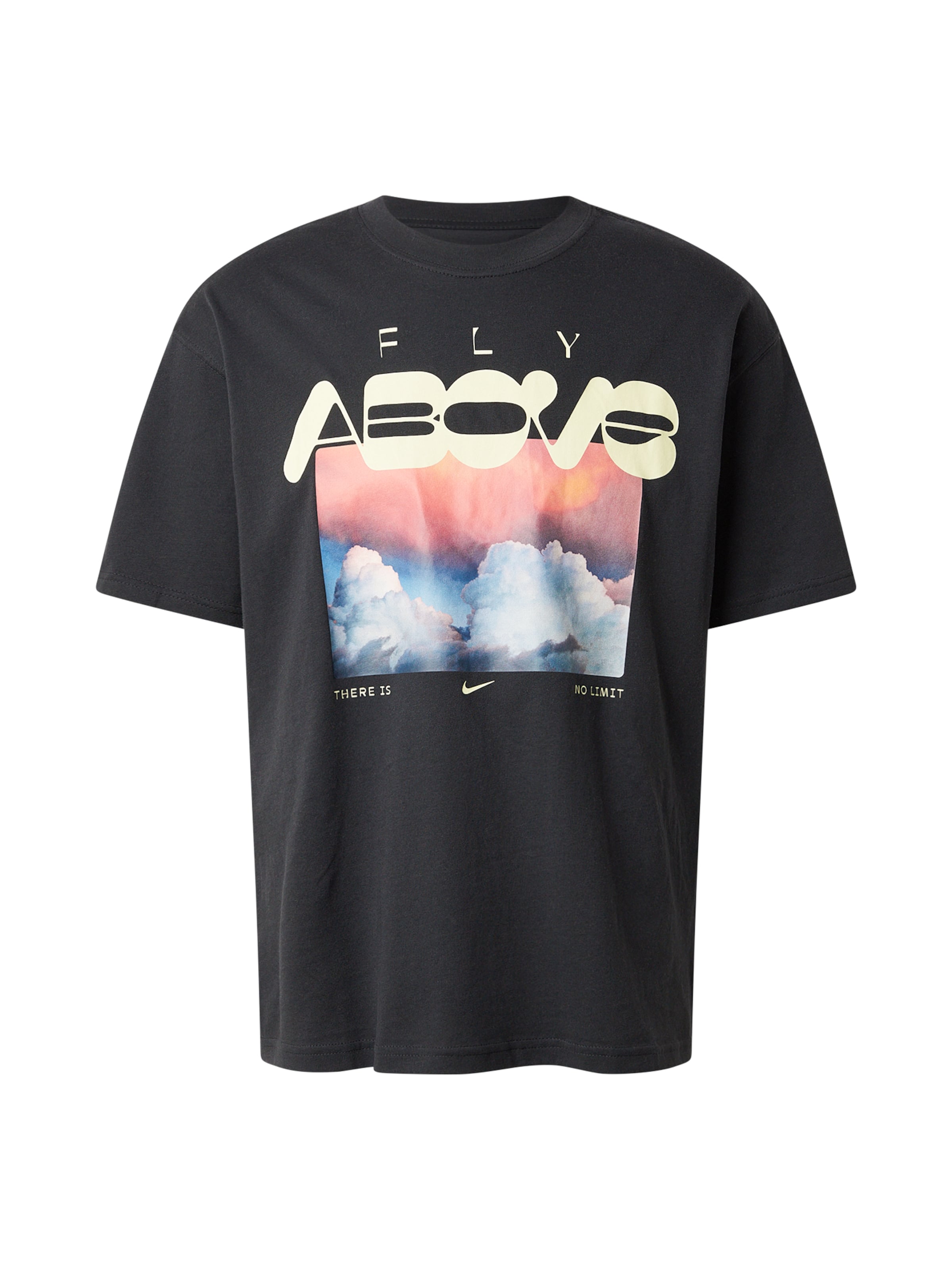 

Nike Sportswear Футболка 'FLY ABOVE' в черном цвете