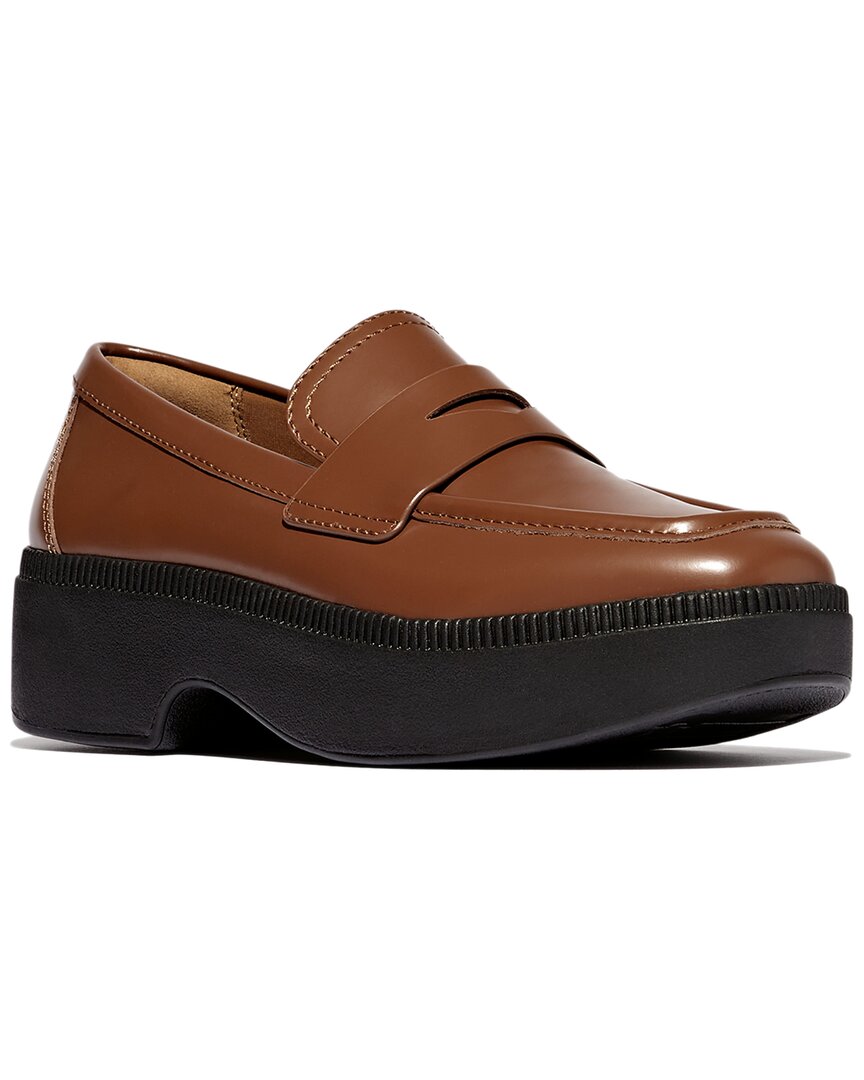 Fitflop F-Luma Кожаные лоферы, коричневый