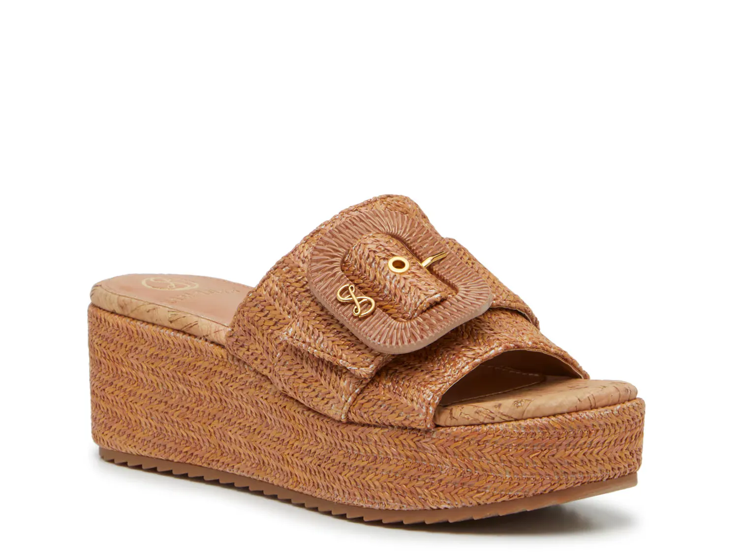 

Сандалии Crysta Wedge Sandal Sam & Libby, светло-коричневый