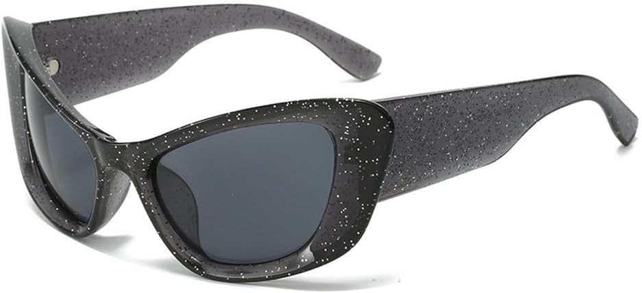 

Модные солнцезащитные очки «кошачий глаз» для женщин и мужчин, с разноцветными градиентными линзами, винтажная оправа, очки с защитой от ультрафиолета UV400 HVTVTLA, C1