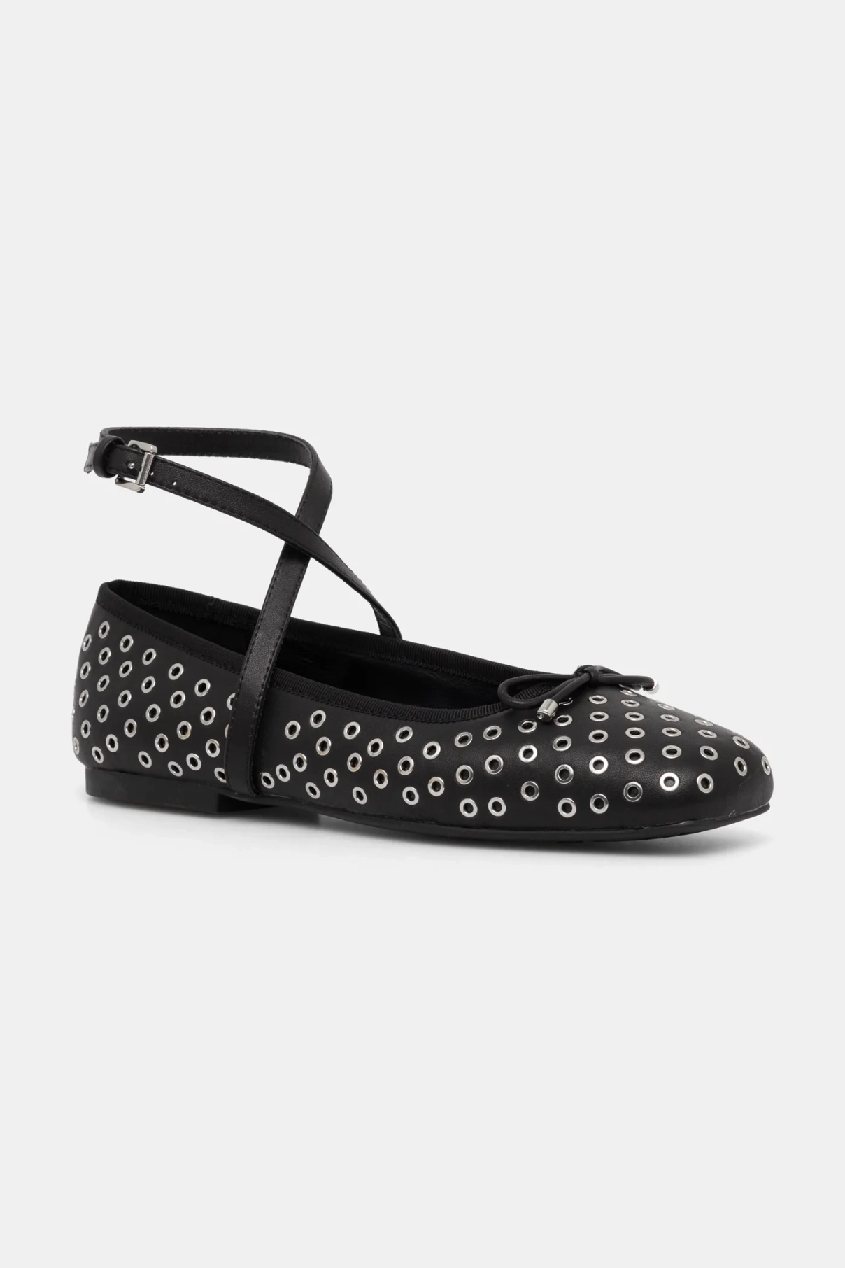 Кожаные балетки Collette MICHAEL Michael Kors, черный