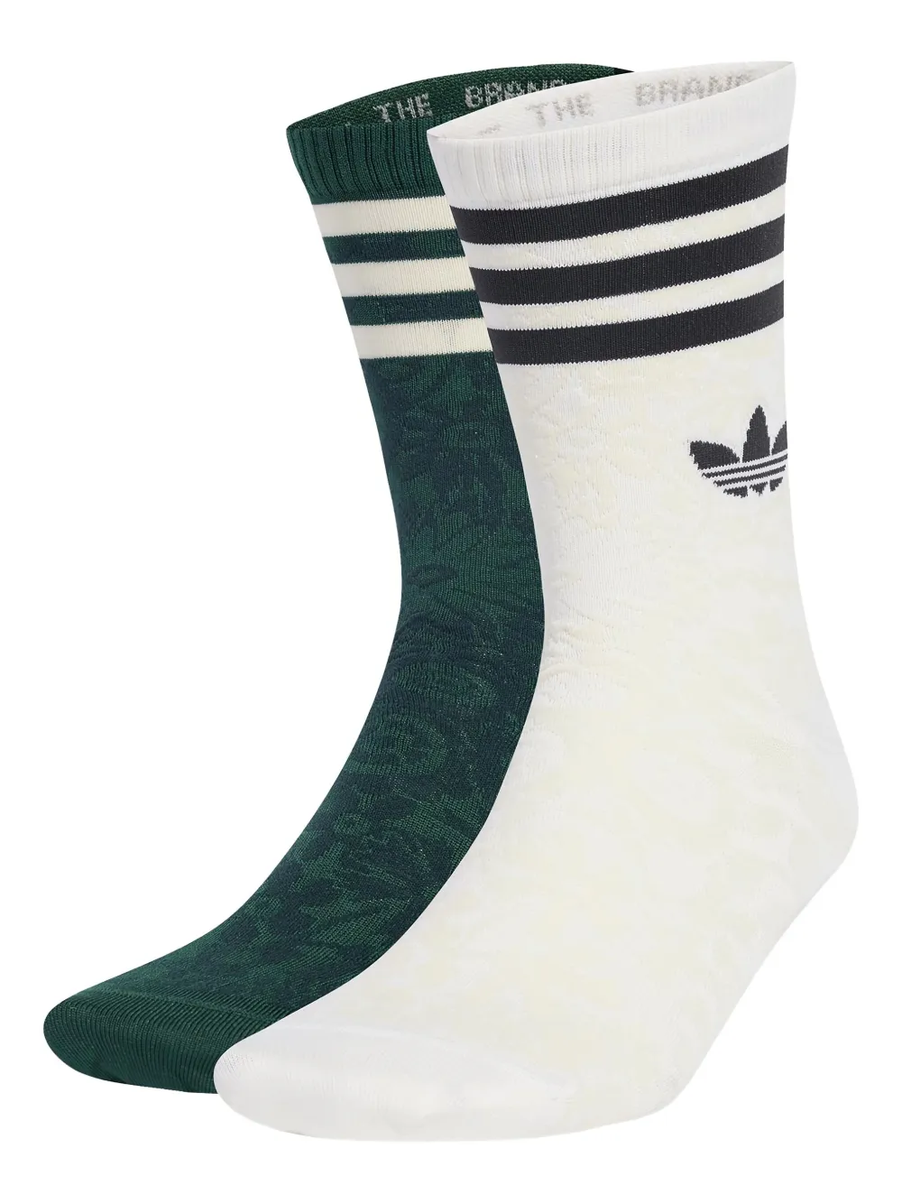 

Носки с цветочным принтом (набор из двух пар) adidas, нейтральный