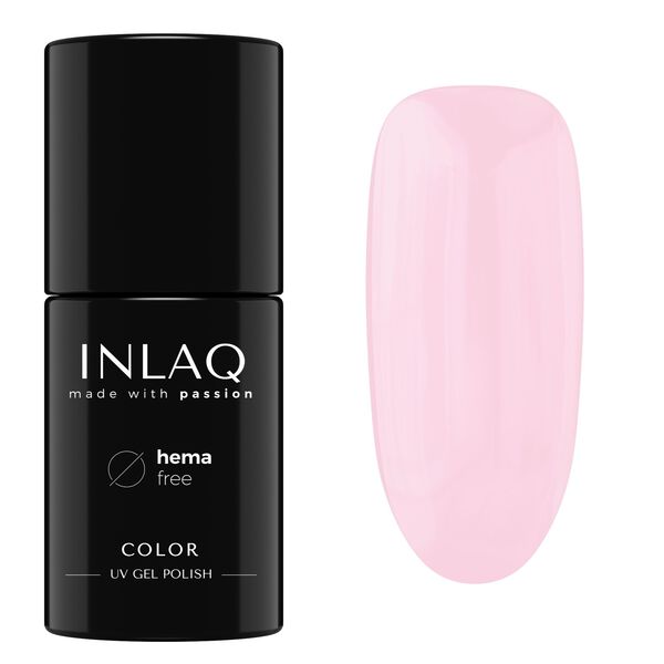 

Гибридный лак для ногтей нежно-розовый, 6 мл Inlaq Pastelove, цвет baby pink