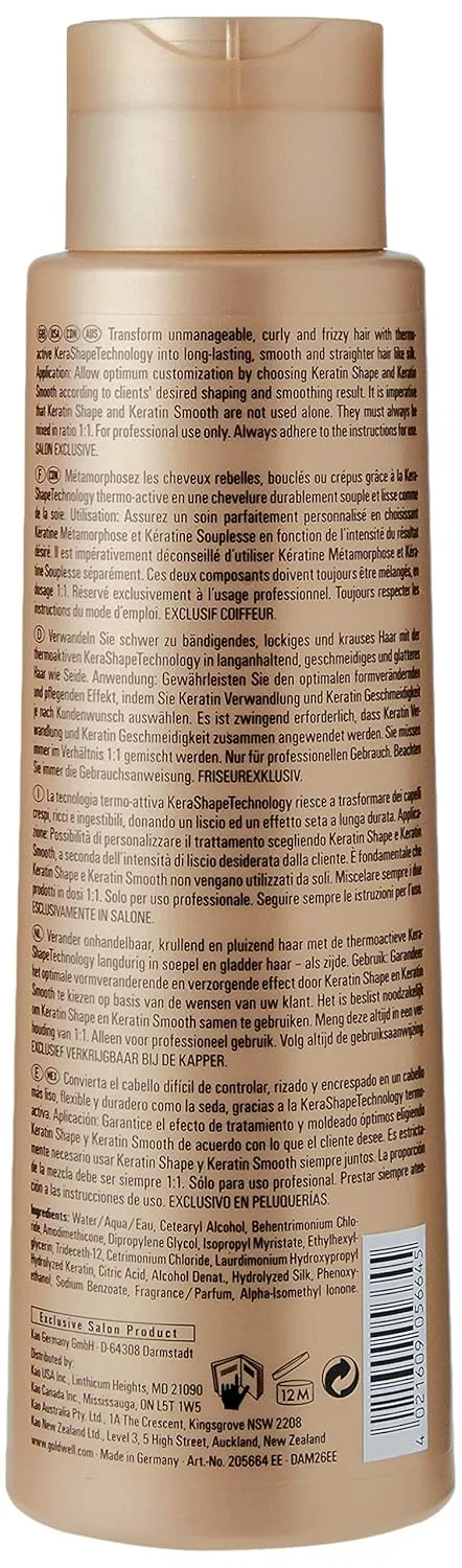Средство для кератинового выпрямления волос Kerasilk Keratin Smooth Medium 2 от Goldwell, 500 мл Goldwell — фото 3