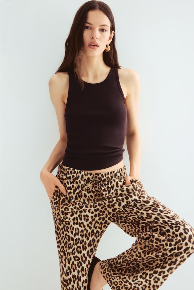 

Широкие брюки H&M, мультиколор