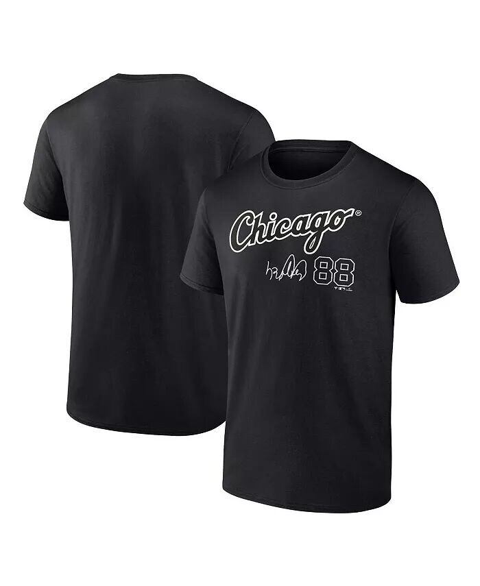 

Мужская черная футболка Luis Robert Chicago White Sox с именем и номером игрока Fanatics
