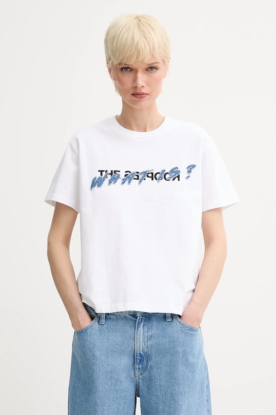 

Хлопковая футболка The Kooples, белый