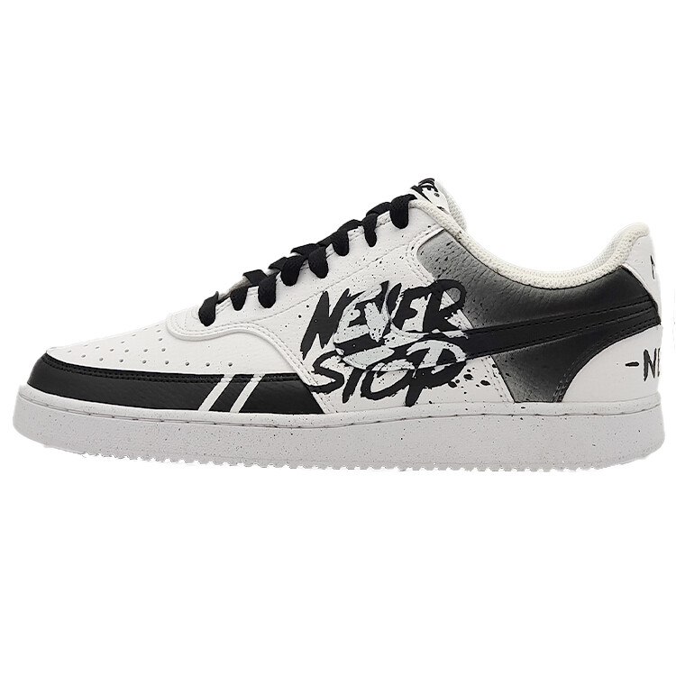 

Кроссовки Nike Court Vision 1 Skateboarding Shoes Women's Low-top Black/white, белый