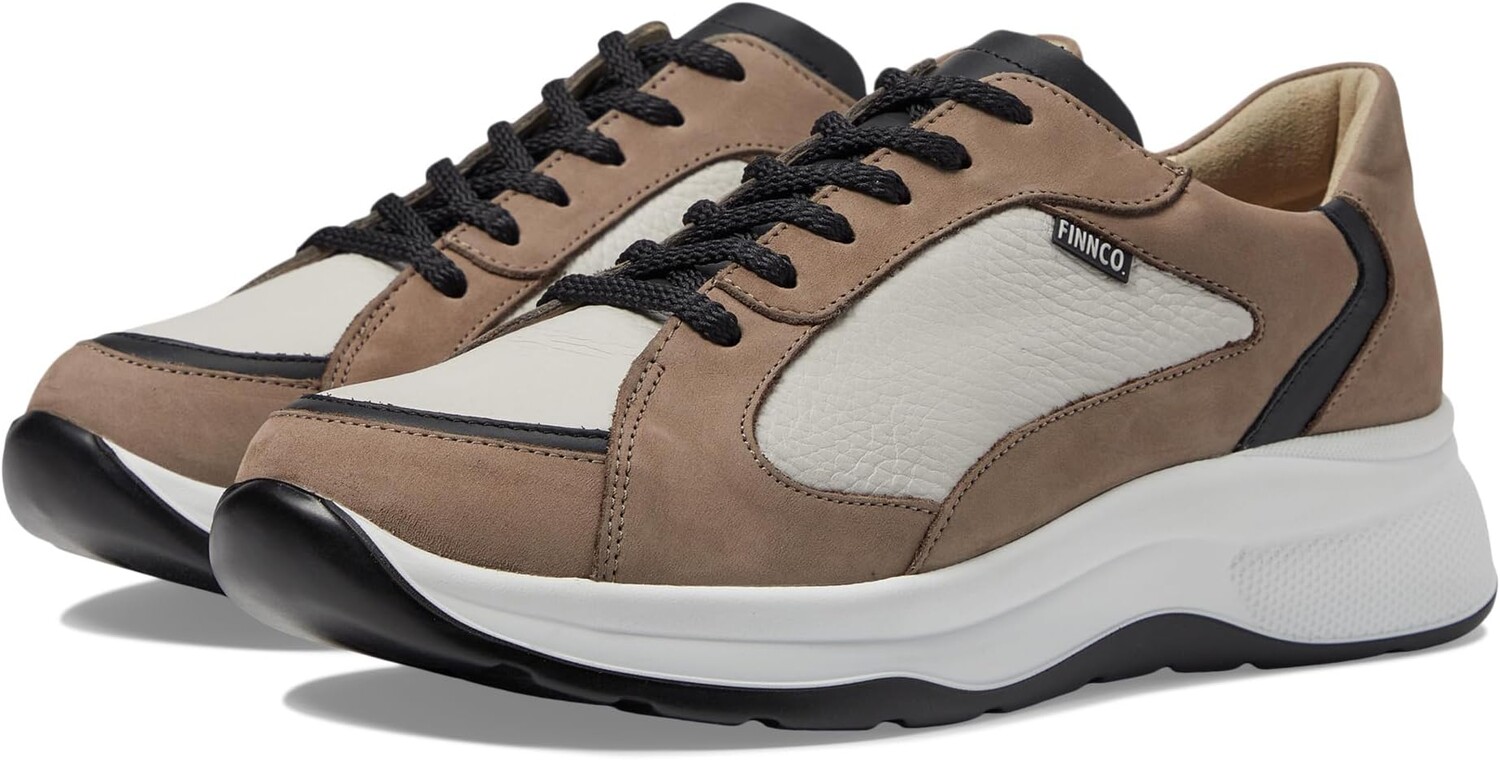 

Кроссовки Finn Comfort Piccadilly, цвет Gravel/Schwarz/Beige Nubuk/Nuri/Hillcrest