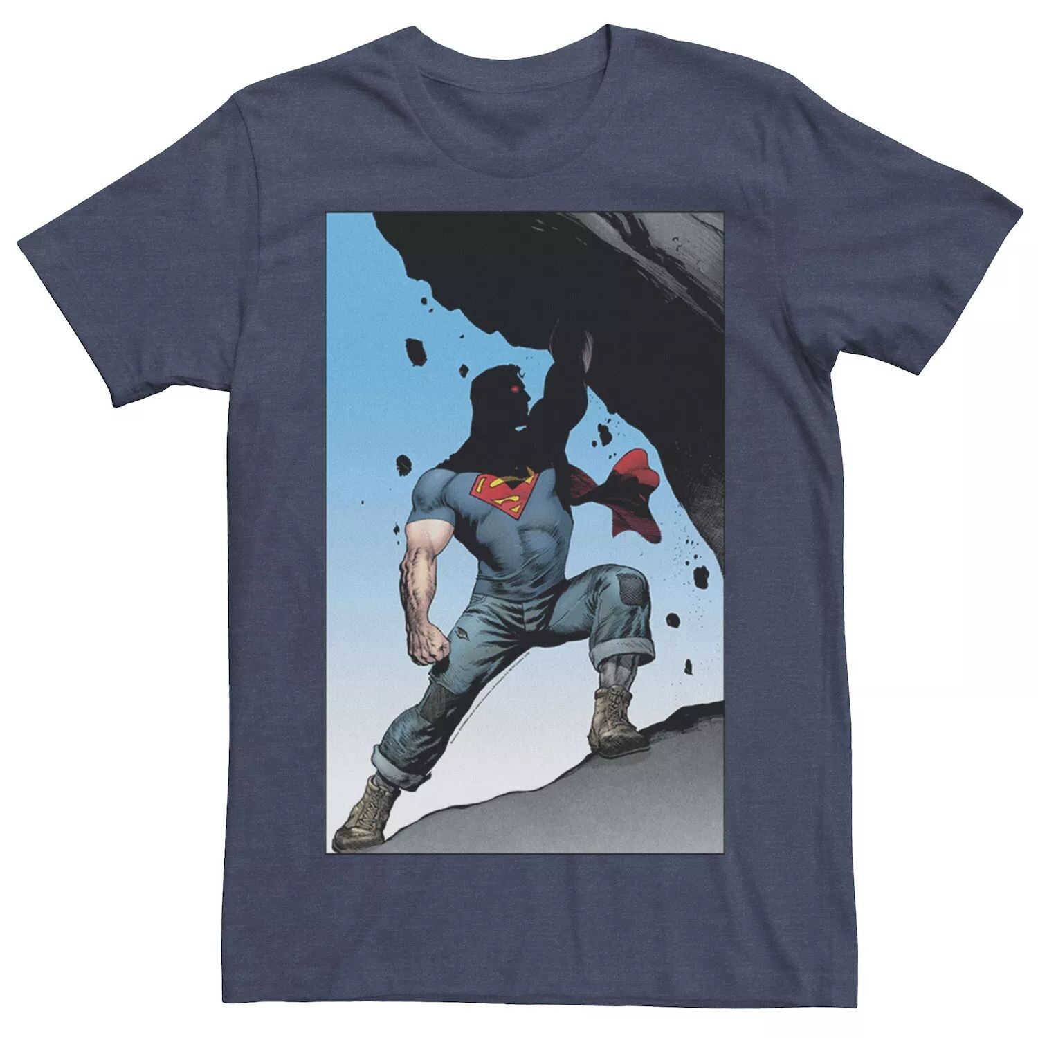 

Мужская футболка с плакатом комиксов Superman Power Lift DC Comics