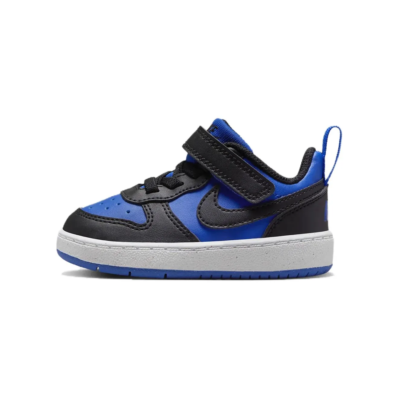 Nike Кроссовки Court Borough Recraft Slip Resistant для малышей, синие, черно-белые