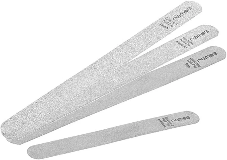 Набор алмазных пилок Remos Flexi Diamond для гель-лака и натуральных ногтей, 4 шт. Remos Professional Body Care
