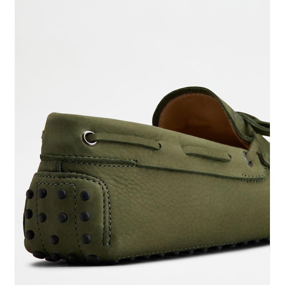 

Кроссовки Gommino из нубука TOD's, зеленый