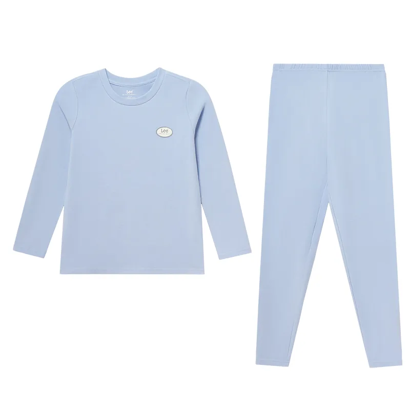 Детское нижнее белье с круглым вырезом утепленное Lee, Light Stream Blue