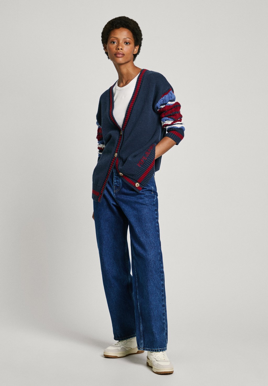 

Кардиган HARPER Pepe Jeans, темно-синий