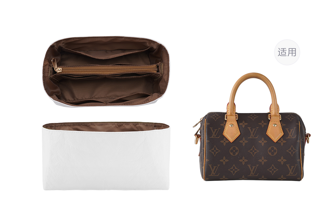 

Lan Bao Fan Вкладыш для бумажного пакета DuPaper Bag Insert Women's Multicolor, Speedy 35 DuPont Paper Brown Liner[Super-Light Waterproof]