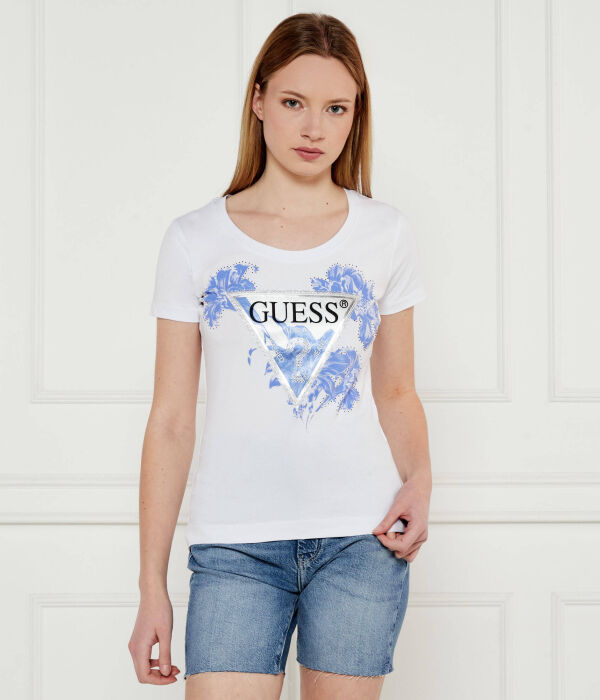 

Футболки Slim fit Guess Jeans, белый