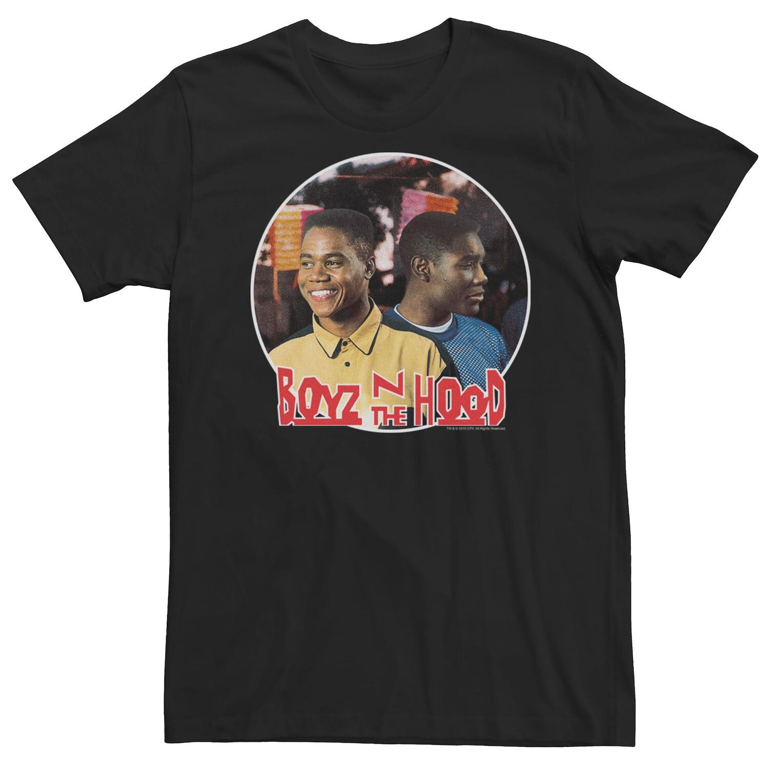 

Мужская футболка Boyz In The Hood с круглым логотипом Licensed Character