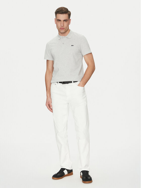 Рубашка поло стандартный крой DH5522 Lacoste, серый — фото 2