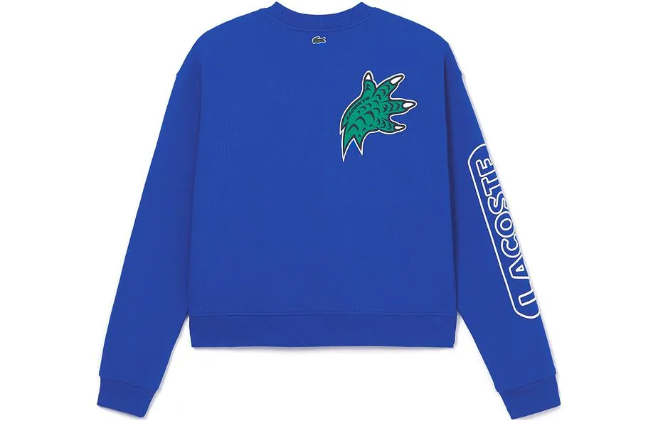 Свитшот женский LACOSTE, стильный, K1Q/Dock Blue — фото 2