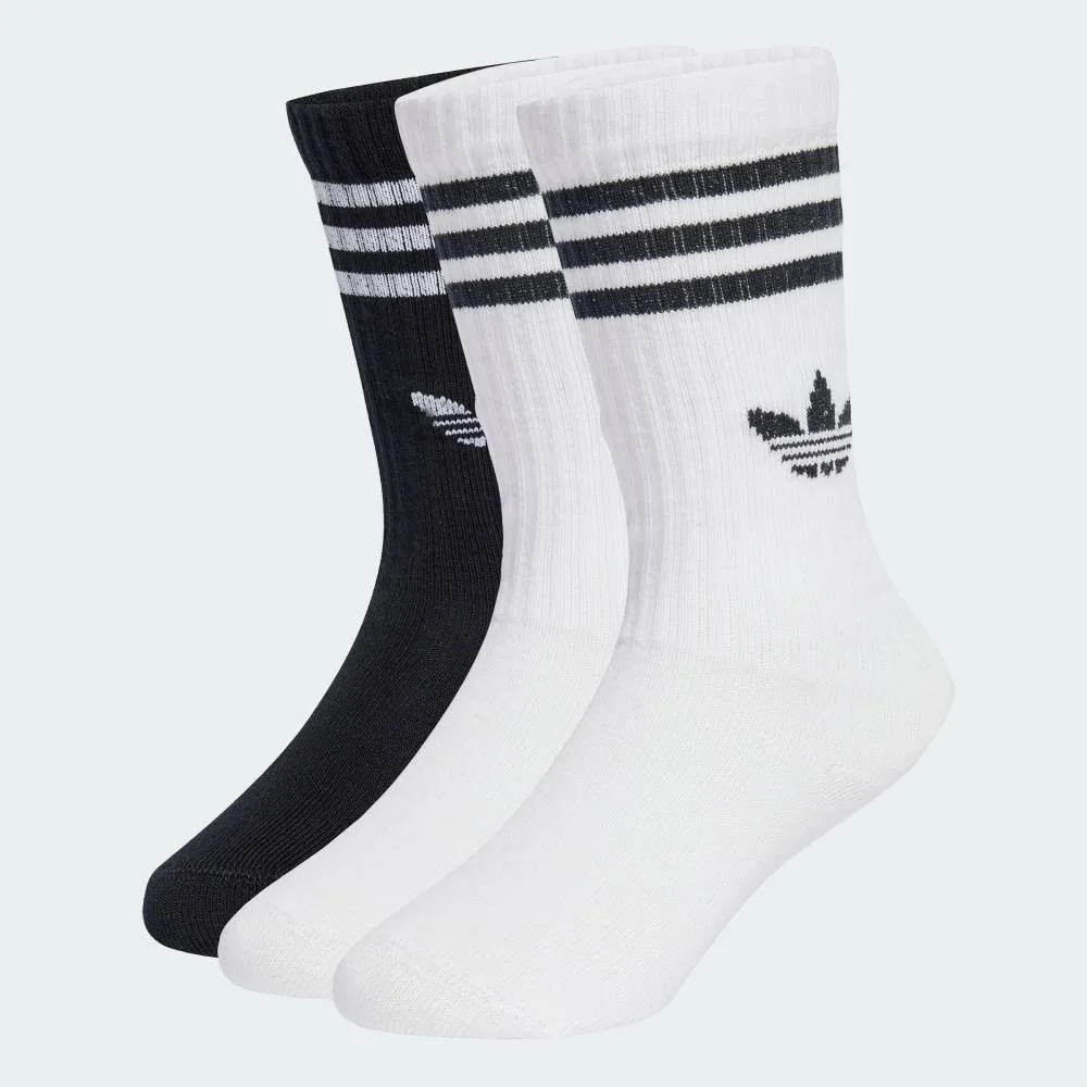 Носки Crew Socks, комплект из 3 пар Adidas, white — фото 2