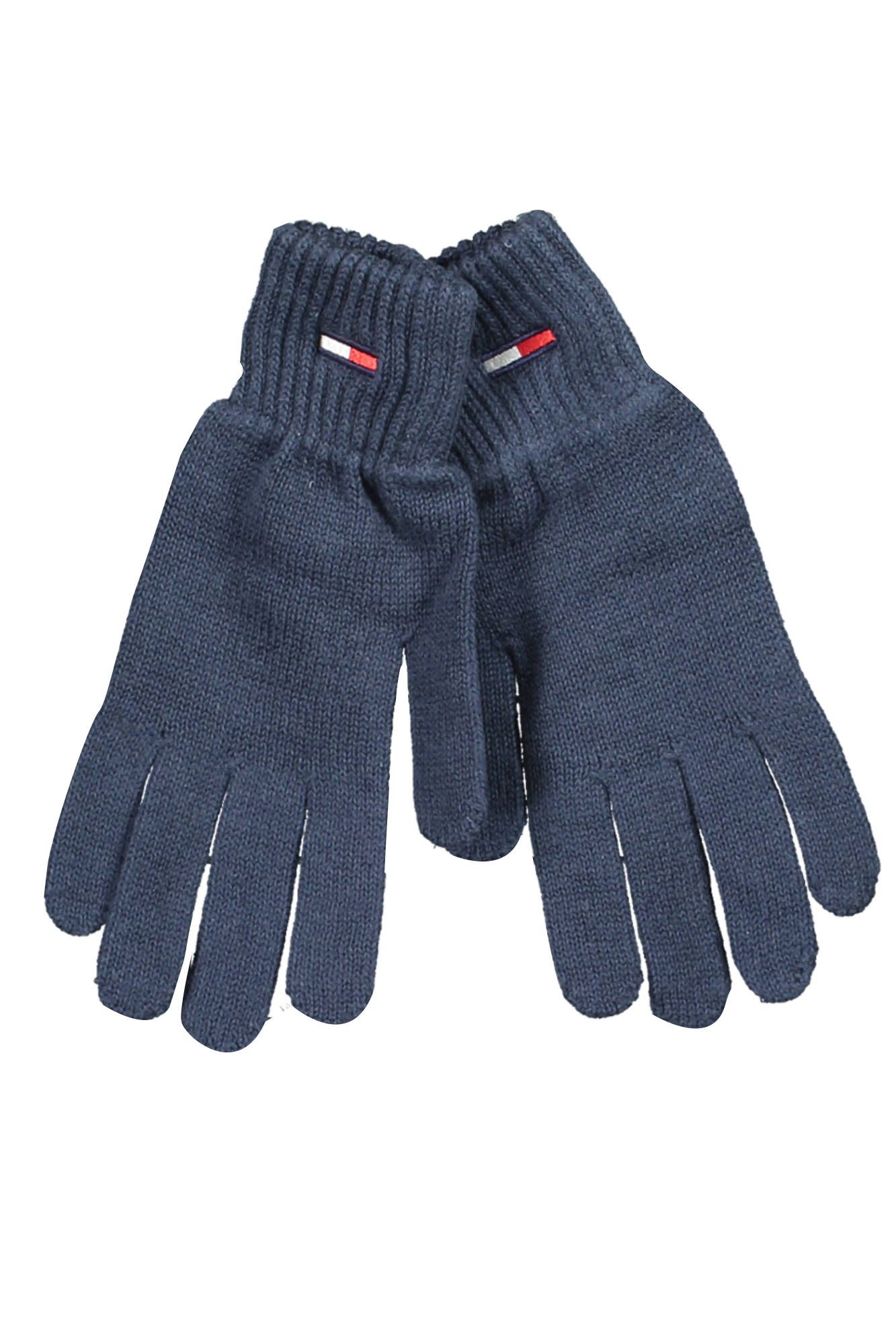 

Синие хлопковые мужские перчатки Tommy Hilfiger