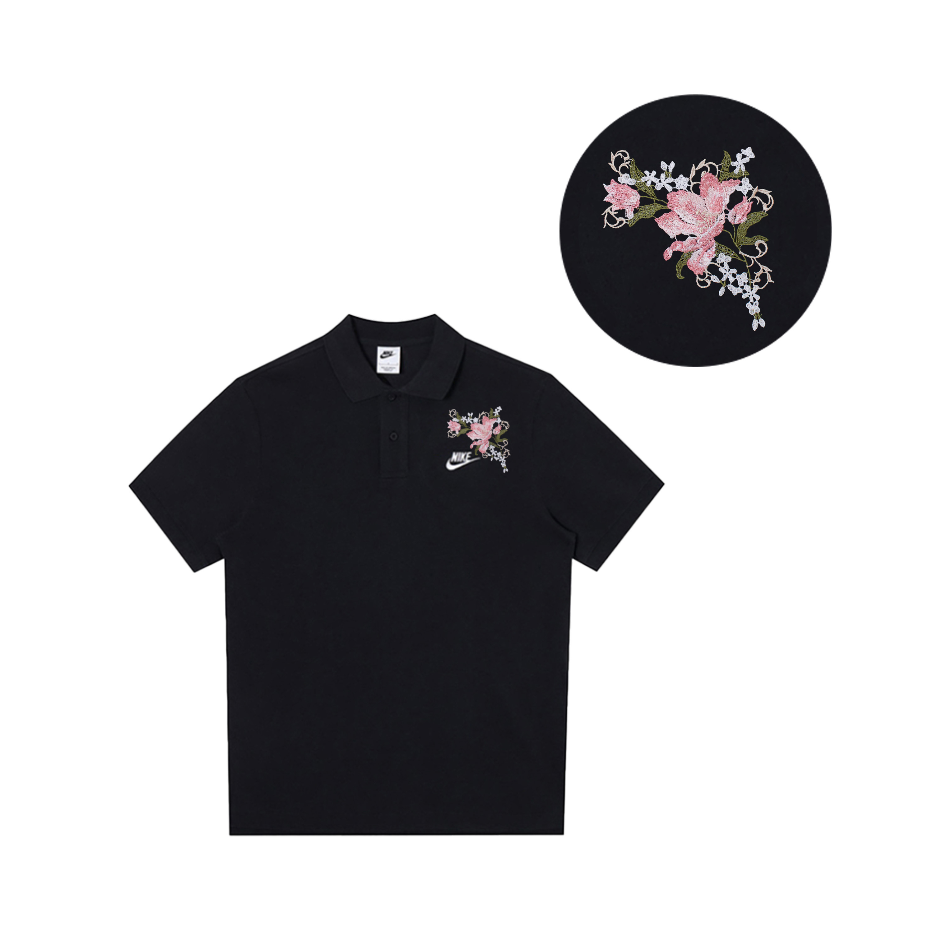 

Nike Спортивная поло мужская black, Черный, Nike Спортивная поло мужская black