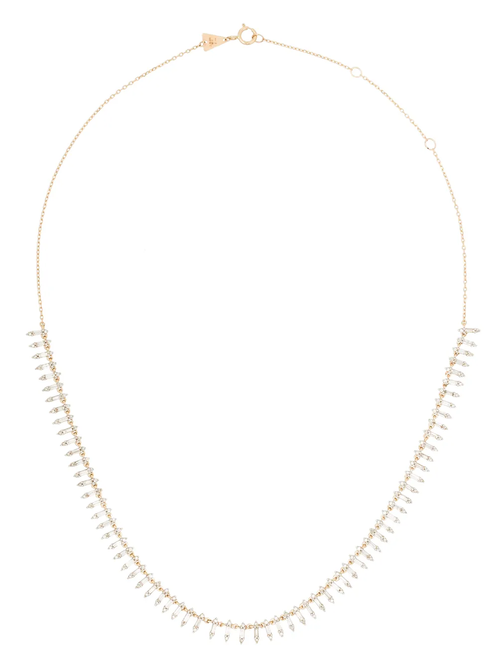 

Колье Stack Baguette Half Riviera из желтого золота с бриллиантами Adina Reyter, золотой