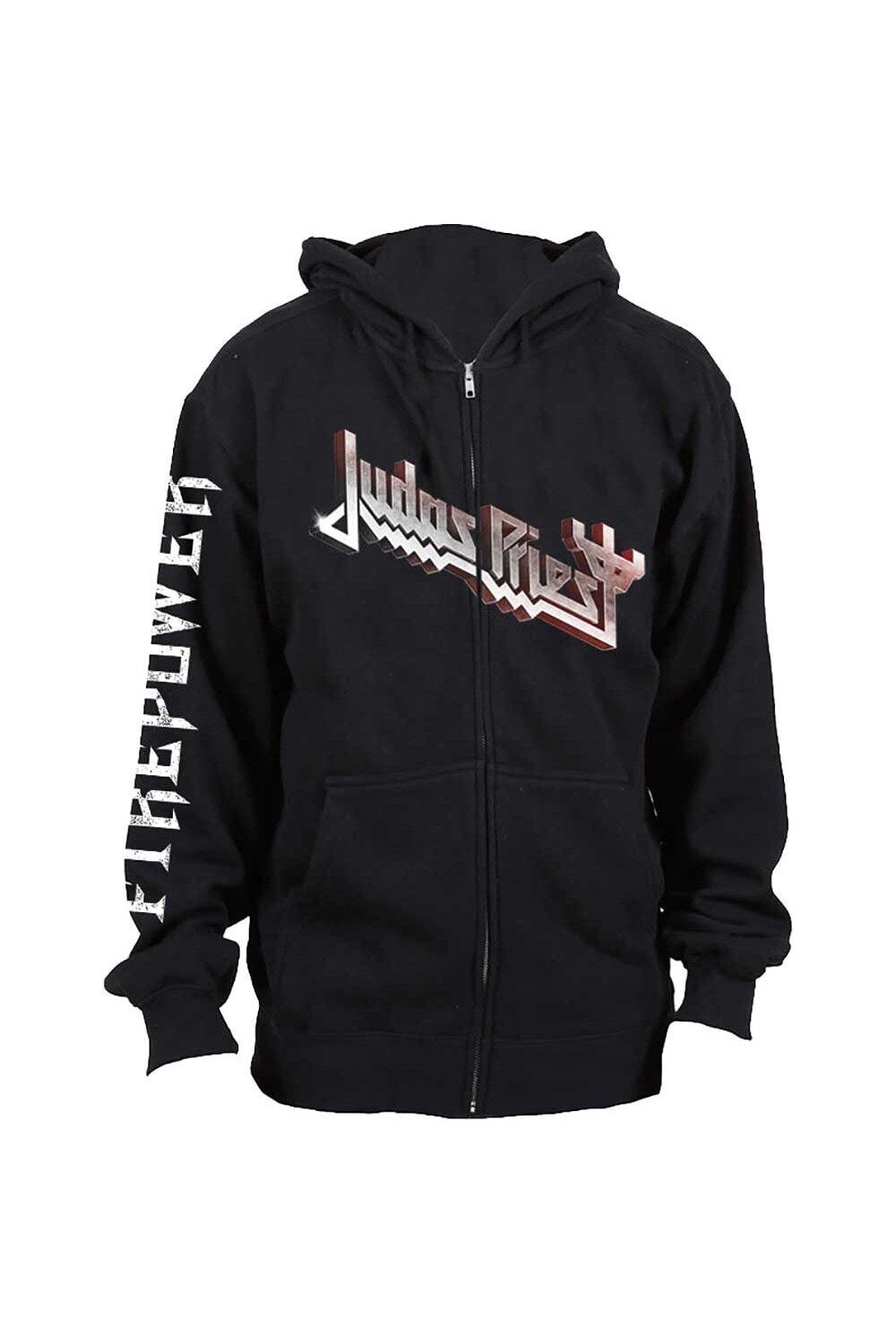 

Толстовка с молнией во всю длину Firepower Judas Priest, черный