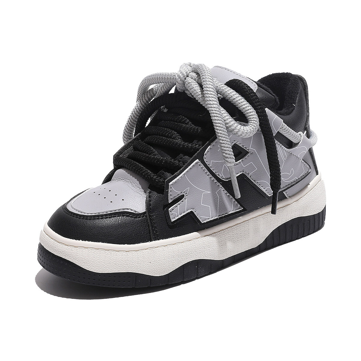 

Кеды, скейтборд обувь женская низкая Paul Frank, цвет Black Gray