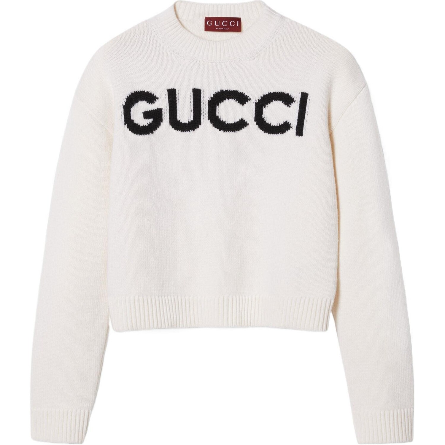 

Свитер женский Gucci с логотипом, белый