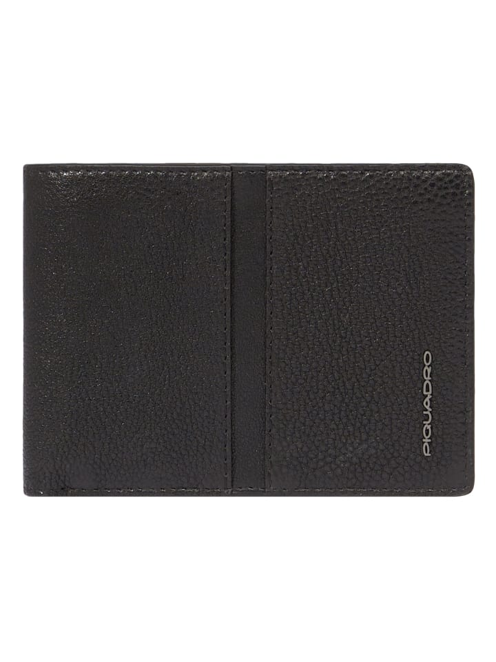 

Кошелек Piquadro W130 Geldbörse RFID Schutz Leder 12 cm, черный