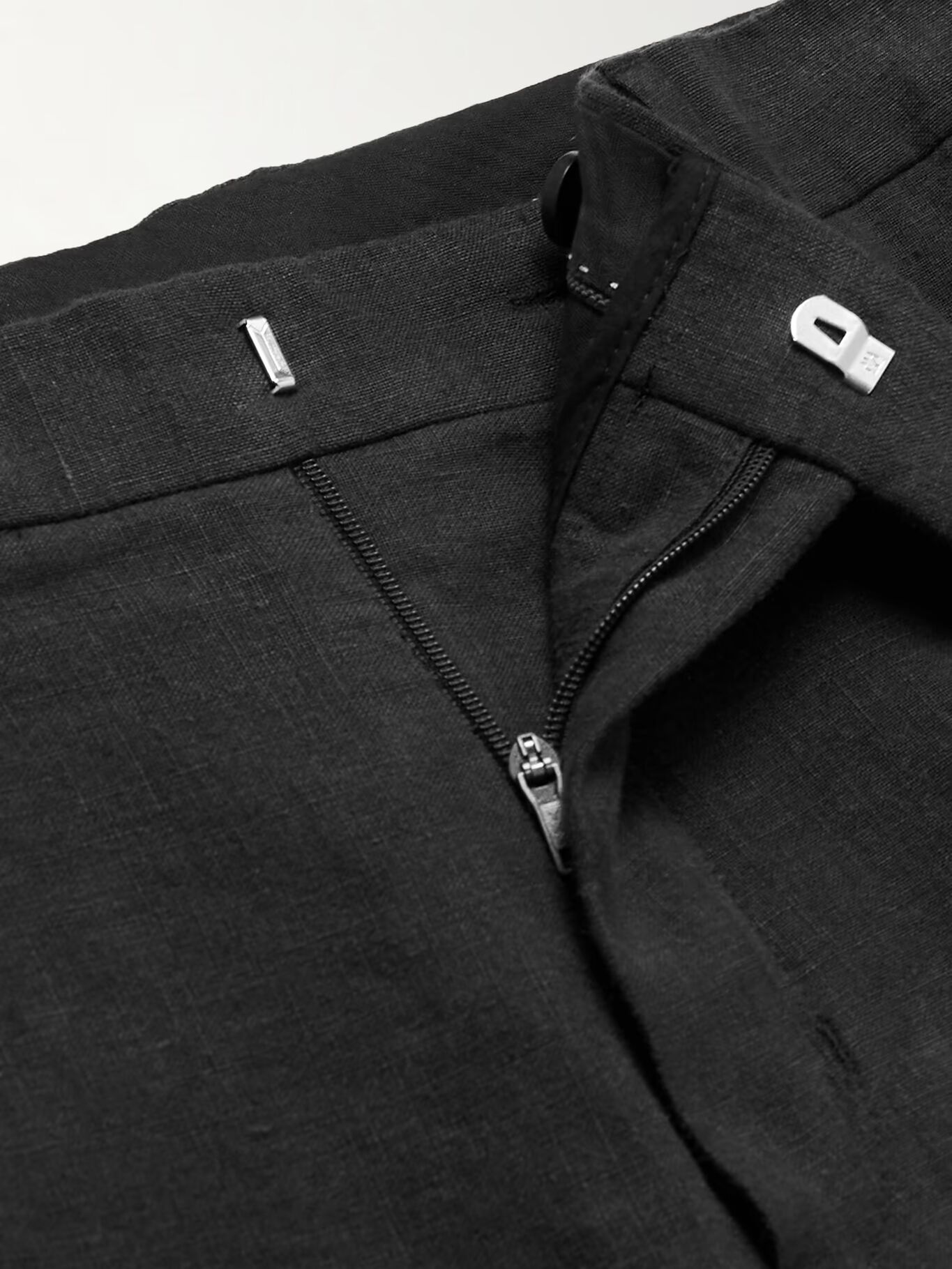 

Прямые льняные брюки-костюмы Phillip Slim-Fit MR P., темно-серый